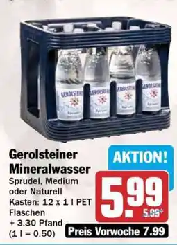 HIT Gerolsteiner Mineralwasser Angebot