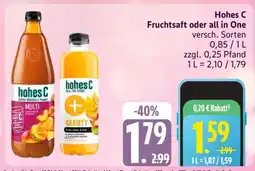 Edeka Hohes C Fruchtsaft oder all in One Angebot