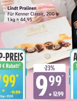 Edeka Lindt Pralinen Für Kenner Classic, 200 g Angebot