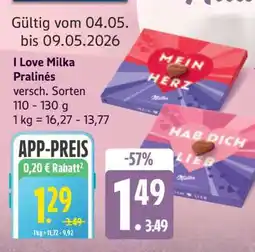 Edeka I Love Milka Pralinés Angebot