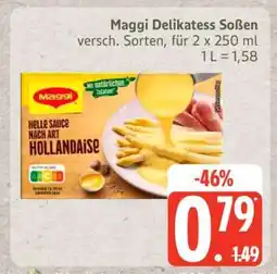 Edeka Maggi Delikatess Soßen Angebot