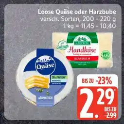 Edeka Loose Quäse oder Harzbube Angebot