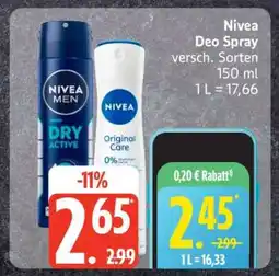 Edeka Nivea Deo Spray Angebot