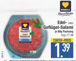 Edeka Edel- oder Geflügel-Salami Angebot