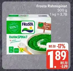 Edeka Frosta Rahmspinat Angebot