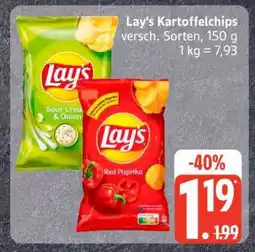 Edeka LAY'S Kartoffelchips Angebot