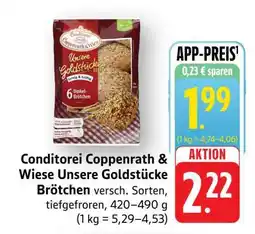 Edeka Conditorei Coppenrath & Wiese Unsere Goldstücke Brötchen Angebot