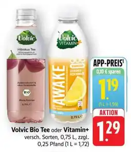 Edeka Volvic Bio Tee oder Vitamin+ Angebot