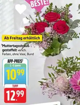 Edeka Muttertagsstrauß gestaffelt Angebot