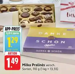 Edeka MILKA Pralinés Angebot