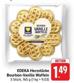 Edeka EDEKA Herzstücke Bourbon-Vanille Waffeln Angebot