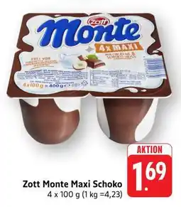 Edeka Zott Monte Maxi Schoko Angebot