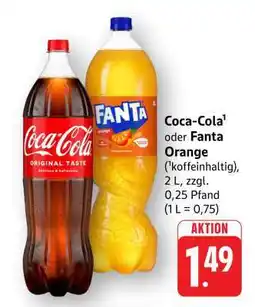 Edeka Coca-Cola oder Fanta Orange Angebot