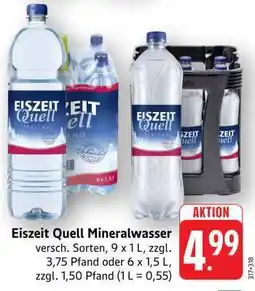 Edeka EISZEIT QUELL Mineralwasser Angebot