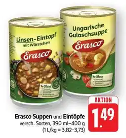 Edeka Erasco Suppen und Eintöpfe Angebot