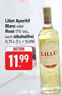 Edeka Lillet Aperitif Blanc oder Rosé Angebot