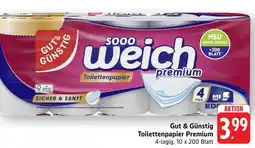 Edeka Gut & Günstig Toilettenpapier Premium Angebot