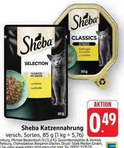 Edeka SHEBA Katzennahrung Angebot