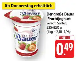 Edeka Der große Bauer Fruchtjoghurt Angebot