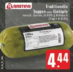 Edeka Rasting Traditionelle Suppen oder Eintöpfe Angebot