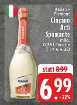 Edeka Cinzano Asti Spumante Angebot