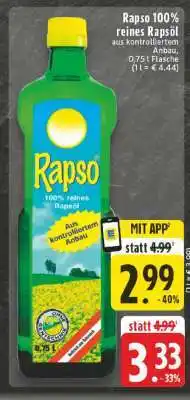 Edeka Rapso 100 % reines Rapsöl Angebot