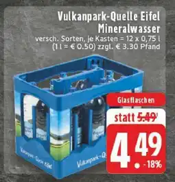 Edeka Vulkanpark-Quelle Eifel Mineralwasser Angebot