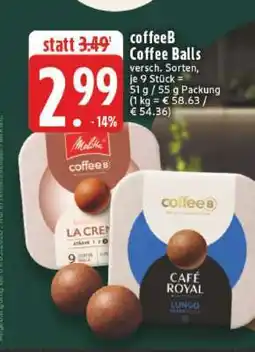Edeka CoffeeB Coffee Balls Angebot