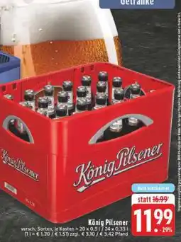 Edeka König Pilsener Angebot