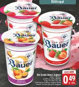 Edeka Der Große Bauer Joghurt Angebot