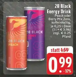 Edeka 28 BLACK Energy Drink Angebot