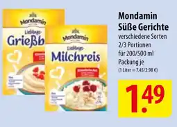 Famila Nord Ost Mondamin Süße Gerichte Angebot