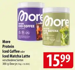 Famila Nord Ost More Protein Iced Coffee oder Iced Matcha Latte Angebot