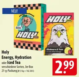 Famila Nord Ost Holy Energy, Hydration oder Iced Tea Angebot