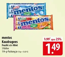 Famila Nord Ost mentos Kaudragees Angebot