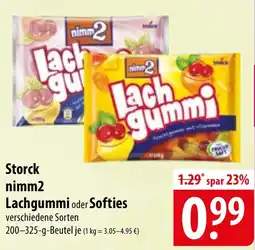 Famila Nord Ost Storck nimm2 Lachgummi oder Softies Angebot