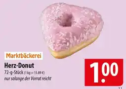 Famila Nord Ost Marktbäckerei Herz-Donut Angebot