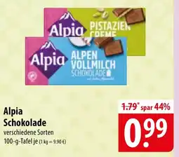 Famila Nord Ost Alpia schokolade Angebot