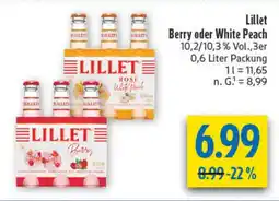 diska Lillet Berry oder White Peach Angebot
