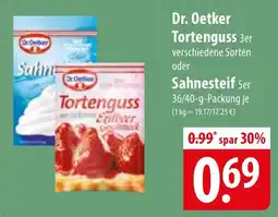 Famila Nord Ost Dr. Oetker Tortenguss oder Sahnesteif Angebot