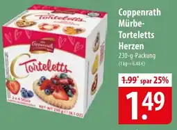 Famila Nord Ost Coppenrath Mürbe Torteletts Herzen Angebot