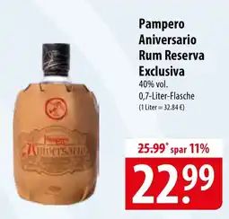 Famila Nord Ost Pampero Aniversario Rum Reserva Exclusiva Angebot