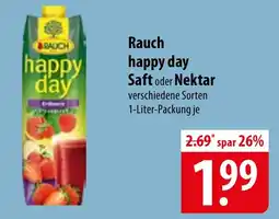 Famila Nord Ost Rauch happy day Saft oder Nektar Angebot