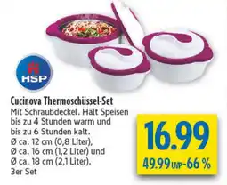 diska HSP Cucinova Thermoschüssel-Set Angebot
