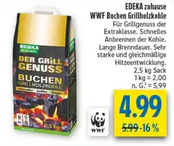 diska EDEKA zuhause WWF Buchen Grillholzkohle Angebot