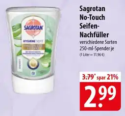 Famila Nord Ost Sagrotan No-Touch Seifen Nachfüller Angebot