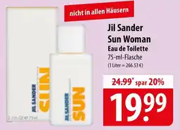 Famila Nord Ost Jil Sander Sun Woman Angebot
