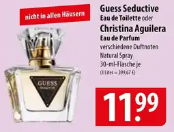 Famila Nord Ost Guess Seductive oder Christina Aguilera Angebot