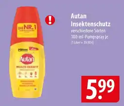 Famila Nord Ost Autan Insektenschutz Angebot