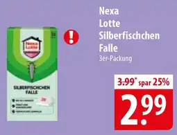 Famila Nord Ost Nexu Lotte Silberfischchen Falle Angebot